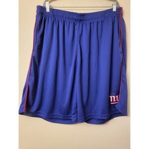 NFL Team Apparel Men's New York Giants Red‎ Blue Football Shorts Size 3XL Sports